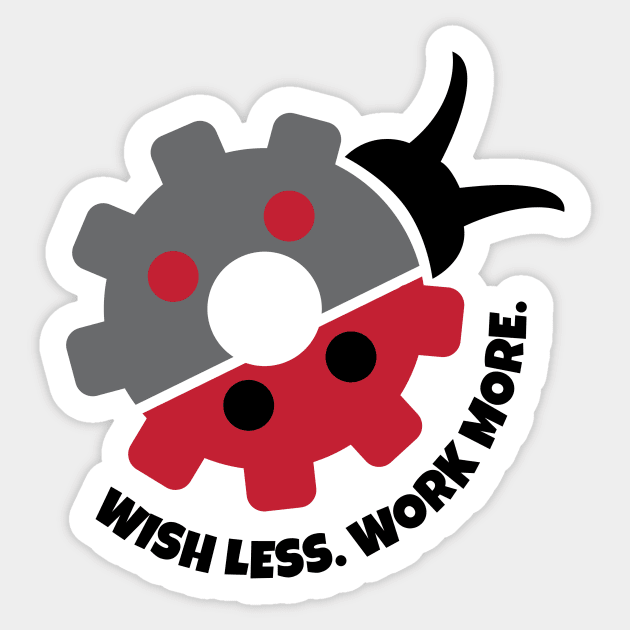 Gear Bug Sticker by Teamtsunami6